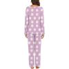 imageEkouaer Womens Pajama Set Long Sleeve Pj Sets Two Piece Loungewear Soft Pajama Top and Pants Pjs SleepwearPurple Daisy Flowers