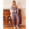 imageEkouaer Womens Pajamas Sleeveless Summer Lounge Set Ribbed Knit Pj Loungewear Soft Tank Sleepwear Nightwear SXXLPurple