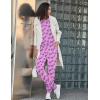 imageEkouaer Womens Pajamas Set Long Sleeve Loungewear Soft Lounge Set Joggers with PocketsLove