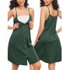 imageEkouaer Maternity Nursing Gown and Robe Set 2 Piece Waffle Breastfeeding Nightgown 3 in 1 Labor and Delivery Hospital GownEmerald Green