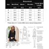 imageEkouaer Robes for Women Knee Length Kimono Bathrobe 34 Sleeve Sleep Robe Cozy Sleepwear with Pockets SXXLBlack