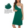 imageEkouaer Labor and Delivery Gown for Hospital 3 in 1 Nursing Dress Sleeveless Maternity Snap Button Breastfeeding NightgownIvy Green