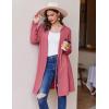 imageEkouaer Robes for Women Waffle Knit Hooded Bathrobe Lightweight Robe Soft Knee Length Sleepwear with PocketsGray Purple