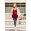 imageEkouaer Women Maternity Nursing Pajama Set Breastfeeding Double Layer Tank Top ampamp Shorts with Pockets Pregnancy PJSBwine Red