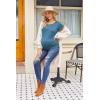 imageEkouaer Women Maternity Nursing Pajama Set Breastfeeding Sleepwear Set Short Sleeve Top ampamp Pants Postpartum PajamasDark Blue