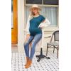 imageEkouaer Women Maternity Nursing Pajama Set Breastfeeding Sleepwear Set Short Sleeve Top ampamp Pants Postpartum PajamasTeal