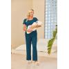 imageEkouaer Women Maternity Nursing Pajama Set Breastfeeding Sleepwear Set Short Sleeve Top ampamp Pants Postpartum PajamasTeal