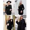 imageEkouaer Womens Maternity Shirts Long Sleeve Pregnancy Tops Casual Ribbed Knit Pregnant Blouses SXXLBlack