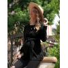 imageEkouaer Womens Maternity Shirts Long Sleeve Pregnancy Tops Casual Ribbed Knit Pregnant Blouses SXXLBlack