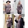 imageEkouaer Womens Maternity Shirts Long Sleeve Pregnancy Tops Casual Ribbed Knit Pregnant Blouses SXXLPurple