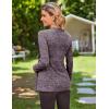 imageEkouaer Womens Maternity Shirts Long Sleeve Pregnancy Tops Casual Ribbed Knit Pregnant Blouses SXXLPurple