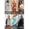 imageEkouaer Maternity Dress Rib Knit Long Sleeve Side Slit Bodycon Dresses Pregnancy Baby Shower Clothes SXXLLong Sleeve Brown