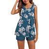 imageEkouaer Women Maternity Nursing Pajama Set Breastfeeding Sleepwear Double Layer Sleeveless Top ampamp Shorts Pregnancy PJSPat2
