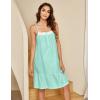imageEkouaer Womens 100 Cotton Lace Nightgown Sleeveless Sleep Dress Victorian Sleepshirt Button Strap GownCandy Green
