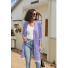 imageEkouaer Womens Nightgown and Robe Set 34 Sleeves Robes 2 Piece Bathrobe Set Vneck Lace Cami Sleepwear with Pockets S2XLBlue and Purple Abstract Dots