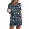 Dark Grey White Star