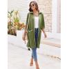 imageEkouaer Women Zipper Robe Lightweight House Coat Zipper Front Short Bathrobes Soft Nightgown with Pockets S3XLArmy Green