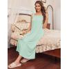 imageEkouaer Nightgowns for Women Long Sleeveless Night Gown Embroidery Sleepdress Ladies Nightdress Victorian NightyGreen