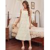 imageEkouaer Nightgowns for Women Long Sleeveless Night Gown Embroidery Sleepdress Ladies Nightdress Victorian NightyYellow Floral