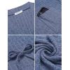 imageEkouaer Women Robe Ribbed Knit Soft Bathrobe Knee Length Robes Stretchy Short Sleepwear with PocketsNavy Blue