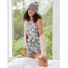 imageEkouaer 2 Pack Womens Pajama Set Print Sleepwear Tank Tops and Ruffled Shorts with Pockets Y2k Loungewear Sets Outfits SXXLButterflyflower
