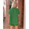imageEkouaer Womens Hawaiian 2 Piece Outfit Short Sleeve Button Down Shirt and Shorts Tracksuit Lounge SetGreen