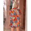 imageEkouaer Womens Hawaiian 2 Piece Outfit Short Sleeve Button Down Shirt and Shorts Tracksuit Lounge SetTropical Red