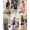 imageEkouaer Womens Pajama Sets Sleeveless Tank Top and Shorts Pj Set Lace Hem Sleepwear SXXXLYellow Lemon