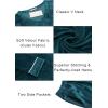 imageEkouaer Couples Matching Pajamas Sets Velvet PJs Set for Men and Women Velour Long Sleeve Sleepwear SXXLDark Green