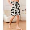 imageEkouaer Mens Pajama Shorts Soft Sleepwear Bottoms Elastic Waistband LoungewearBeige Bear