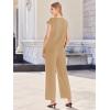 imageEkouaer Womens 2 Piece Pajama Sets Sleeveless V Neck Silky Tank Top with High Waist Wide Leg Pants Lounge Sets SXXLKhika