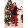 imageEkouaer Womens Pajama Set Christmas Pjs Long Sleeve Print Tops and Pajamas Pants Soft Sleepwear SetApattern1plaid