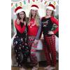 imageEkouaer Womens Pajama Set Christmas Pjs Long Sleeve Print Tops and Pajamas Pants Soft Sleepwear SetApattern1plaid
