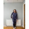 imageEkouaer Womens Pajamas Set 2 Piece Lounge Sets Long Sleeve Crewneck Top and Pants Soft Pjs with PocketsColorful Heart