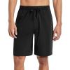imageEkouaer Mens Pajama Shorts Soft Sleepwear Bottoms Elastic Waistband LoungewearBlack