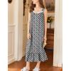 imageEkouaer Nightgowns for Women Long Sleeveless Night Gown Victorian Nightdress Button Sleepshirt Soft Sleepwear SXXXLBlack Floral