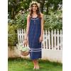 imageEkouaer Womens Nightgowns Long Sleeveless Night Gown Ladies Sleep Dress Soft Victorian NightdressBlue Floral