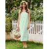 imageEkouaer Womens Nightgowns Long Sleeveless Night Gown Ladies Sleep Dress Soft Victorian NightdressGreen
