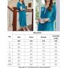 imageEkouaer Womens Velvet Nightgowns Long Sleeve Printed Sleepwear Velour Full Length Sleep ShirtsPurple
