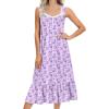 Dark Purple Floral