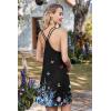 imageEkouaer 2 Pack Nightgowns for Women Racerback Sleeveless Night Shirt Sexy Sleep Dress Spaghetti Strap Sleepwear SXXXL2 PackblackBlack Butterfly