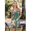 imageEkouaer 2 Pack Nightgowns for Women Racerback Sleeveless Night Shirt Sexy Sleep Dress Spaghetti Strap Sleepwear SXXXL2 PackblackGreen Floral