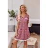 imageEkouaer Womens 2 Pack Nightgown Sleepwear Short Sleeve Sleepshirt Soft Night Shirts S2XLPink Leopard  Cup Print