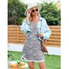 imageEkouaer Womens 2 Pack Nightgown Sleepwear Short Sleeve Sleepshirt Soft Night Shirts S2XLPink Leopard  Cup Print