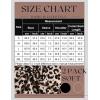 imageEkouaer Womens Nightgown 2 Pack Nightgowns for Women Short Sleeves Button Down V Neck Womens Sleepwear SXXLBlackleopard Print