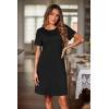 imageEkouaer Womens Nightgown 2 Pack Nightgowns for Women Short Sleeves Button Down V Neck Womens Sleepwear SXXLBlackleopard Print