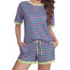 Blue Pink Stripe