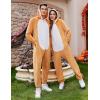 imageEkouaer Unisex Adult Animal Onesie One Piece Fleece Pajamas Halloween Costume Sleepwear HomewearCorgi