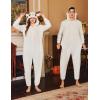 imageEkouaer Unisex Adult Animal Onesie One Piece Fleece Pajamas Halloween Costume Sleepwear HomewearGoat
