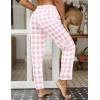 imageEkouaer Women Pajama Pants Comfy Pj Bottom with Pockets Stretch Plaid SleepwearAplaid 22